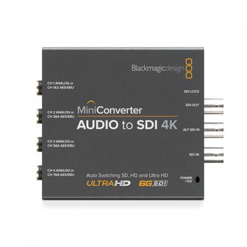 mini converter audio to sdi 4k