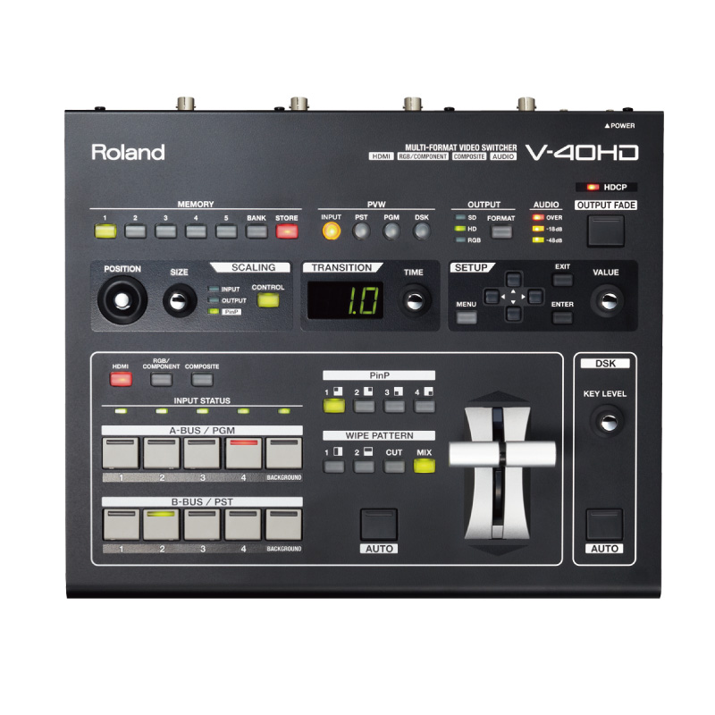 Roland V-40HD マルチフォーマット・ビデオスイッチャー | 音響機材